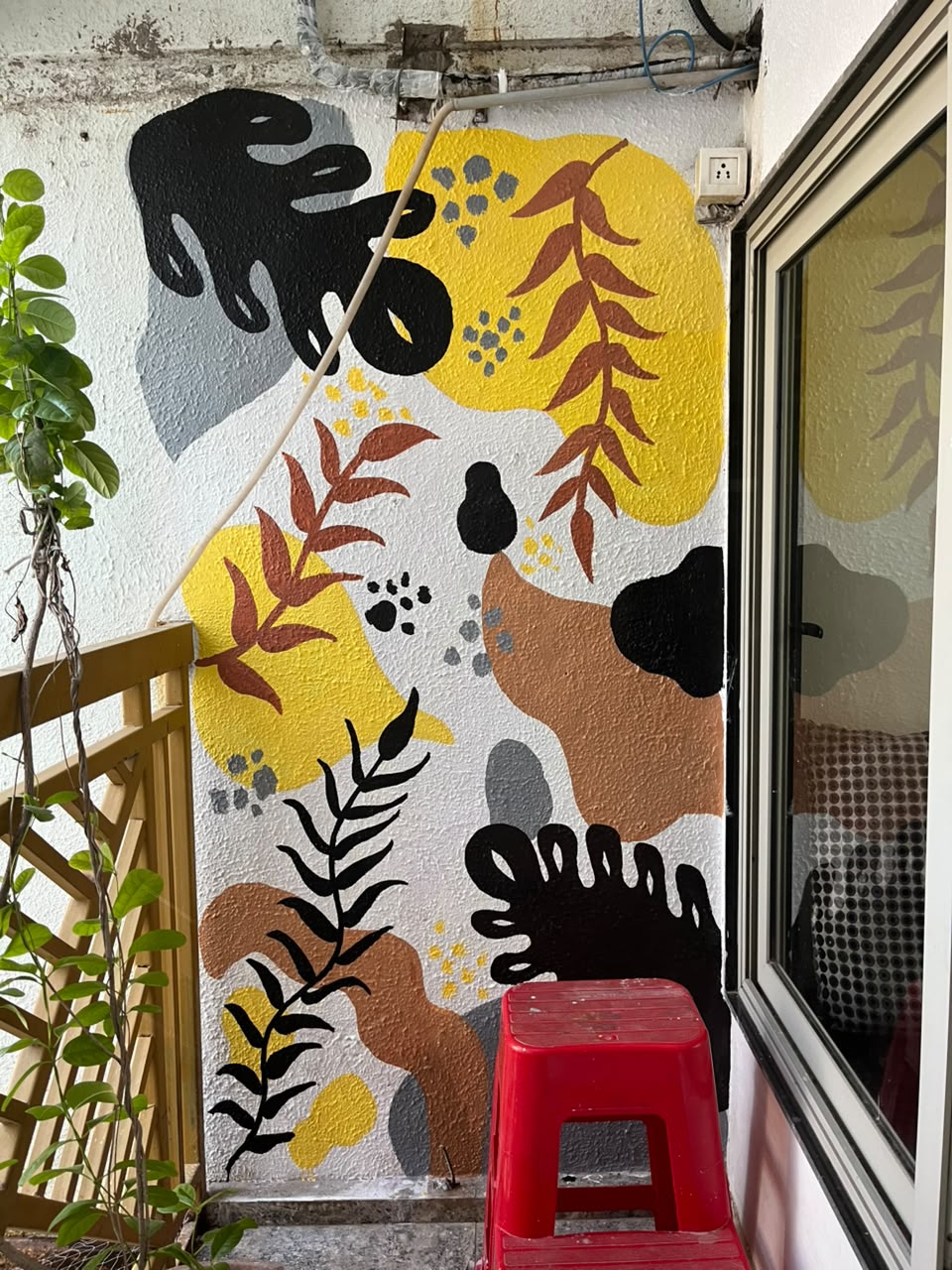 Modern abstract wall art and organic composition by Vedangi Trivedi on Vedart